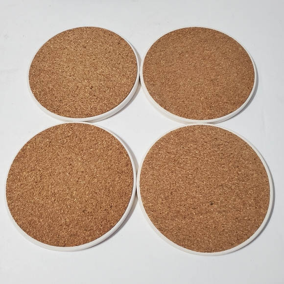 Budweiser Absorbent Coaster Set of 4 New 2008 - Picture 3 of 6